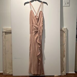 Silk pink dress